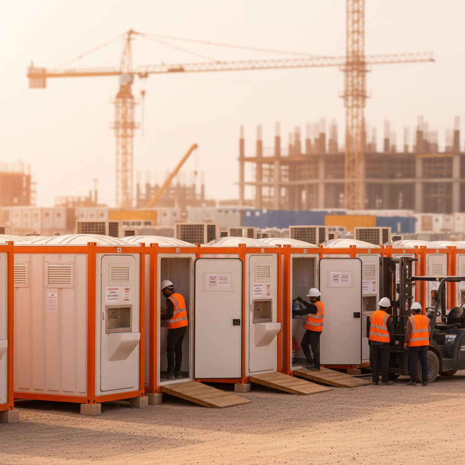 Portable Toilet Container Unit